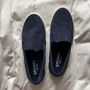 Navy Blue Sperrys